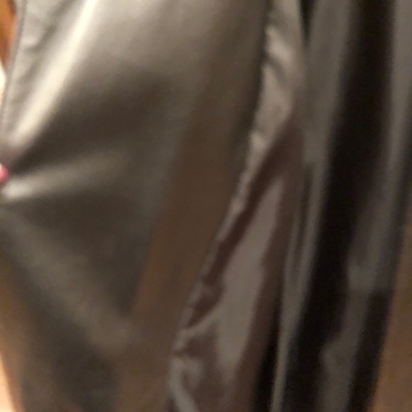 Golden eagle black leather open jacket - Picture 5 of 7